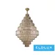 ELDLUX Żyrandol z kryształowego szkła E14×27 D750x1172x734mm Różowe złoto
