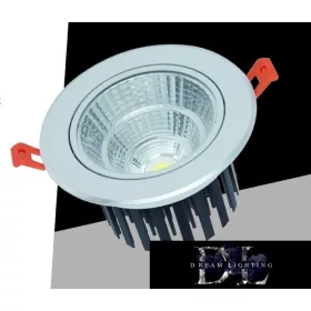   Lampa wpuszczana LED UNIVERSO 20 W 1800 lm 3000 K 24° IP20 aluminium 140 x 78 mm/120 mm