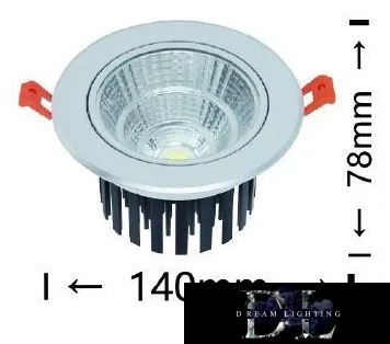 Lampa wpuszczana LED UNIVERSO 20 W 1800 lm 4000 K 24° IP20 aluminium 140 x 78 mm/120 mm