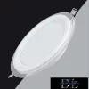 UNIVERSO Okrągły panel LED do wbudowania 18 W 1800 lm CCT z przełącznikiem IP20 biały