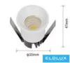 UNIVERSO Mini oprawa punktowa 3 W 6500 K 300 lm 30° IP20 Biały D35x47 mm Wycięcie: D28 mm