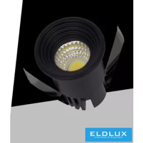   Mini reflektor punktowy UNIVERSO 3 W 6500 K 300 lm 30° IP20 czarny D35x47 mm Wycięcie: D28 mm