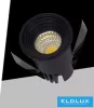 UNIVERSO Mini oprawa punktowa 3 W 4000 K 300 lm 30° IP20 Czarna D35x47 mm Wycięcie: D28 mm