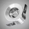 Mini reflektor punktowy UNIVERSO 1 W niebieski 100 lm 30° IP20 ∅31×22 mm srebrny