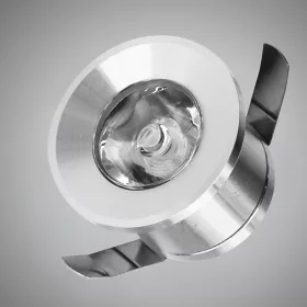   Mini reflektor punktowy UNIVERSO 1 W niebieski 100 lm 30° IP20 ∅31×22 mm srebrny