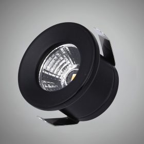   Mini reflektor punktowy UNIVERSO 1 W 4000 K 90 lm 30° IP20 ∅31×22 mm czarny