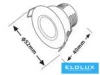 Mini reflektor punktowy UNIVERSO 3 W 6500 K 270 lm 30° IP20 chrom D52x40 mm Wycięcie: D40 mm