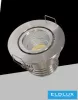 Mini reflektor punktowy UNIVERSO 3 W 4000 K 270 lm 30° IP20 chrom D52x40 mm Wycięcie: D40 mm