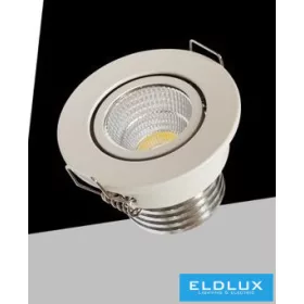   UNIVERSO Mini reflektor punktowy 3 W 6500 K 270 lm 30° IP20 Biały D52x40 mm Wycięcie: D40 mm