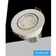 UNIVERSO Mini reflektor punktowy 3 W 6500 K 270 lm 30° IP20 Biały D52x40 mm Wycięcie: D40 mm