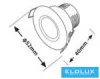 UNIVERSO Mini oprawa punktowa 3 W 4000 K 270 lm 30° IP20 Biała D52x40 mm Wycięcie: D40 mm