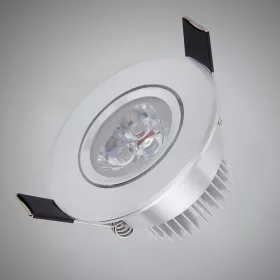   Mini reflektor punktowy UNIVERSO 3 W 6500 K 270 lm 30° IP20 ∅68×32 mm srebrny