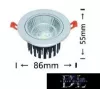 Lampa wpuszczana LED UNIVERSO 7 W 630 lm 6500 K 24° IP20 aluminium 