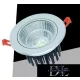 UNIVERSO Lampa LED do zabudowy 12 W 1080 lm 3000 K 24° D110 x 73 mm Wycięcie: D90 mm IP20 aluminium