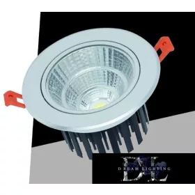   Lampa wpuszczana LED UNIVERSO 12 W 1080 lm 6500 K 24° D110x73 mm Wycięcie: D90 mm IP20 aluminium