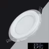 UNIVERSO Okrągły panel LED do wbudowania 9 W 780 lm CCT IP20 biały