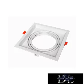   UNIVERSO Oprawa punktowa do wbudowania 1*AR111 biała 175x175mm / wycięcie 160x160mm