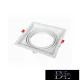 UNIVERSO Oprawa punktowa do wbudowania 1*AR111 biała 175x175mm / wycięcie 160x160mm