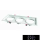 UNIVERSO Rama do wpuszczanych spotów 3*AR111 biała 475x175mm / wycięcie 460x160mm