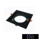 UNIVERSO Rama do wpuszczanego reflektora punktowego 1*AR111 czarna 175x175mm / wycięcie 160x160mm