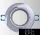 UNIVERSO Oprawa punktowa do wbudowania 1xMR16 srebrna ∅90x20mm/∅75mm