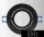 UNIVERSO Oprawa punktowa do wbudowania 1xMR16 czarna ∅90x20mm/∅75mm