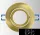 UNIVERSO Oprawa punktowa do wbudowania 1xMR16 złota ∅90x20mm/∅75mm