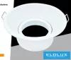 UNIVERSO Oprawa punktowa do montażu wpuszczanego 1xPAR16 bez gniazda IP20 Biały D90x40mm wycięcie: D82mm