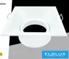 UNIVERSO Wpuszczana lampa punktowa 1xPAR16 bez gniazda IP20 Biały 90x90x40mm wycięcie:D82mm