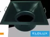 UNIVERSO Reflektor wpuszczany 1xPAR16 bez gniazda IP20 Czarny 90x90x40mm wycięcie: D82mm