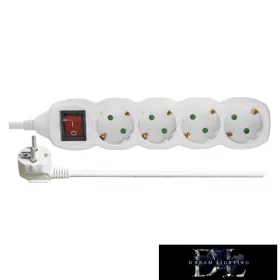   Listwa zasilająca EMOS (przedłużacz) 4 gniazda 3 m 1,5 mm² przełączalna