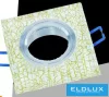 UNIVERSO Wpuszczana lampa punktowa 1xPAR16 bez gniazda IP20 Złota 89x89x25mm wycięcie:D60mm