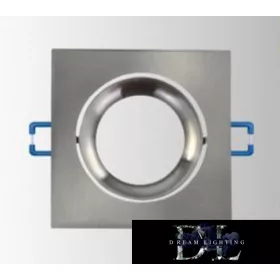   UNIVERSO Oprawa punktowa do montażu wpuszczanego 1xMR16 matowo-szara 82x82x20mm/∅75mm
