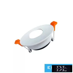   UNIVERSO Wpuszczana lampa punktowa 1xGU10 IP20 Biała D88x40mm wycięcie:75mm 5 lat