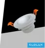 UNIVERSO Wpuszczana lampa punktowa 1xPAR16 bez gniazda IP20 Biała D88x50mm wycięcie: D75mm