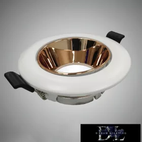   UNIVERSO wpuszczana lampa punktowa GU10 maks. 60 W biała/złota