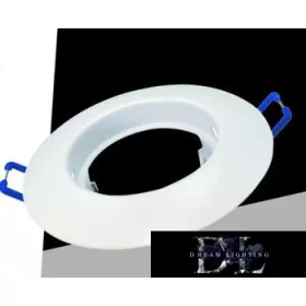   UNIVERSO Oprawa wpuszczana punktowa 1XGU10 maks. 40 W biała D86 mm/D55 mm