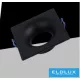 UNIVERSO Wpuszczana lampa punktowa 1xGU10 IP20 Czarna 83x83x45mm wycięcie:D75mm 5 lat