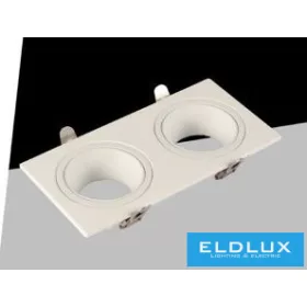   UNIVERSO Reflektor wpuszczany 1xGU10 IP20 Biały 175x88x31mm wycięcie: 160x75mm 5 lat