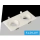 UNIVERSO Reflektor wpuszczany 1xGU10 IP20 Biały 175x88x31mm wycięcie: 160x75mm 5 lat