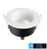 UNIVERSO Wodoodporna oprawa wpuszczana 1xPAR16 bez gniazda IP44 Biała D85x54mm Wycięcie: D65mm 5 lat