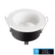 UNIVERSO Wodoodporna oprawa wpuszczana 1xPAR16 bez gniazda IP44 Biała D85x54mm Wycięcie: D65mm 5 lat