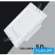 UNIVERSO Kwadratowy panel LED do wbudowania 6 W 500 lm CCT/kap. 120° IP20 Biały 100 x 100 mm wycięcie: 75 x 75 mm