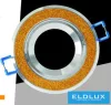 UNIVERSO Oprawa wpuszczana 1xPAR16 bez gniazda IP20 Chrom/Złoto D86x26mm Wycięcie: D72mm