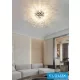 UNIVERSO Kryształowa lampa sufitowa 10xG9 Max60W IP20 chrom D550mm