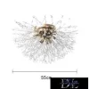 UNIVERSO Kryształowa lampa sufitowa 10xG9 Max60W IP20 złota ∅550mm