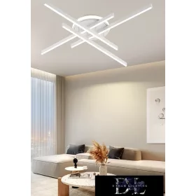   Lampa sufitowa UNIVERSO 45 W 3600 lm 3000 K IP20 biała 640 x 640 x 110 mm