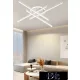 Lampa sufitowa UNIVERSO 45 W 3600 lm 3000 K IP20 biała 640 x 640 x 110 mm
