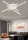 UNIVERSO Lampa sufitowa 45 W 3600 lm 6500 K IP20 biała 640 x 640 x 110 mm