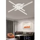 UNIVERSO Lampa sufitowa 45 W 3600 lm 6500 K IP20 biała 640 x 640 x 110 mm